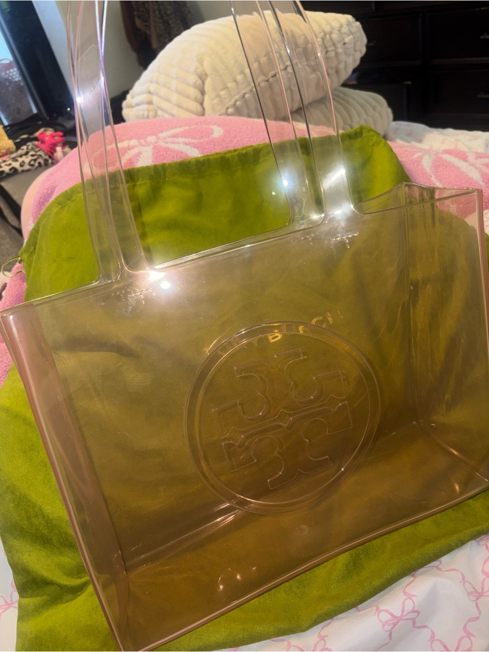 Tory Burch Ella Small ClearTote - Picture 6 of 8